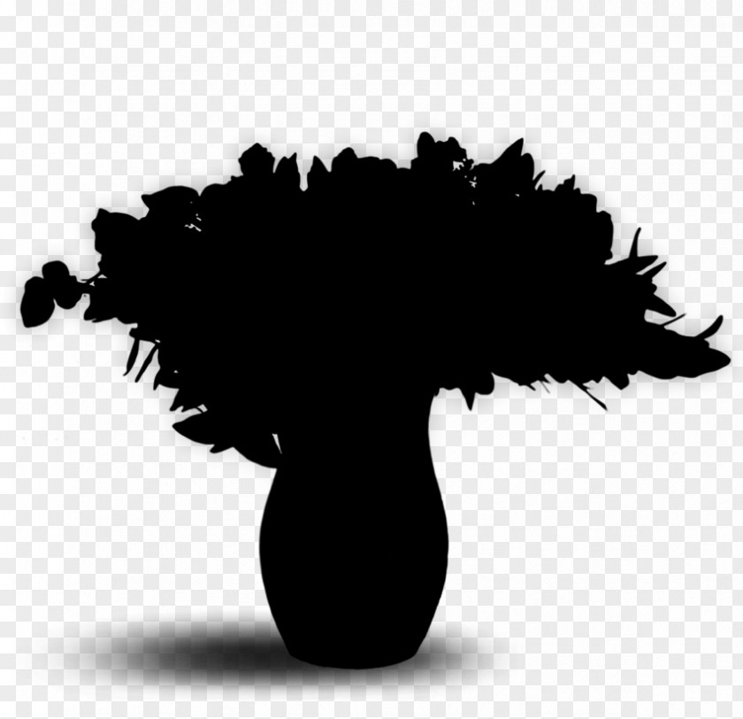 Tree Silhouette Font Black M PNG