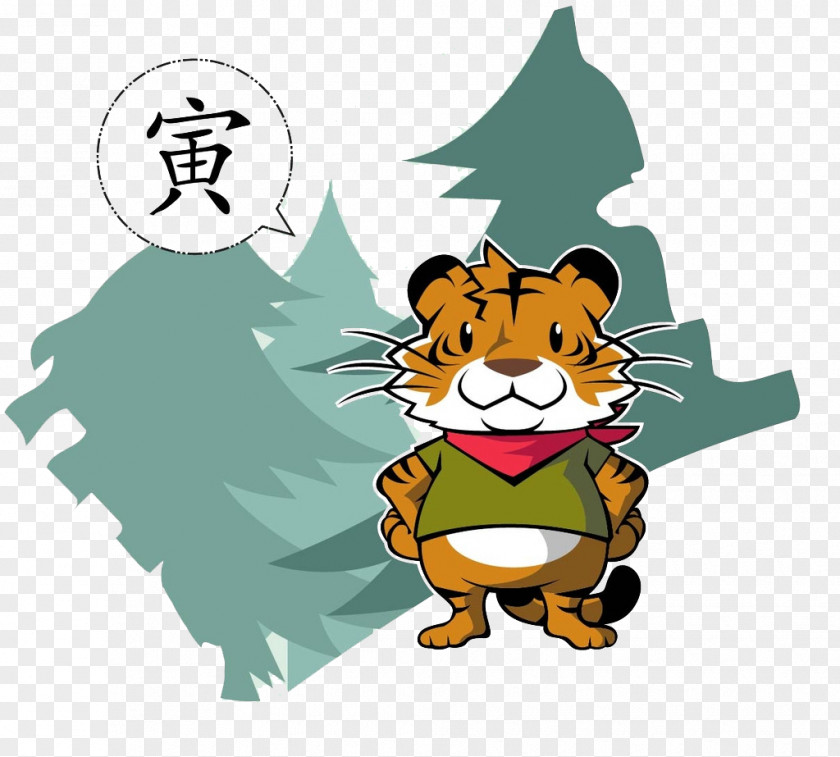 Animai Sign Chinese Zodiac Tiger Pig Rat PNG