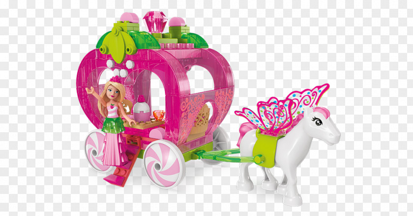 Barbie Barbie: Dreamtopia Mega Brands Construction Set Carriage PNG