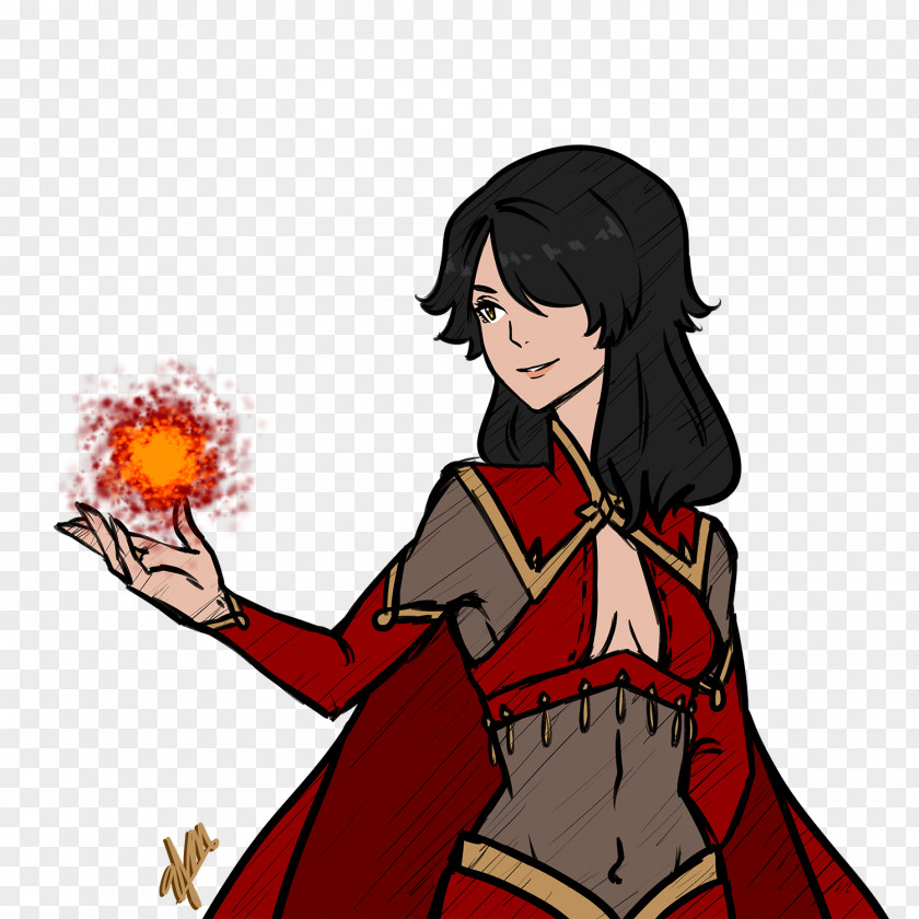 Cinder Fall Red Information PNG