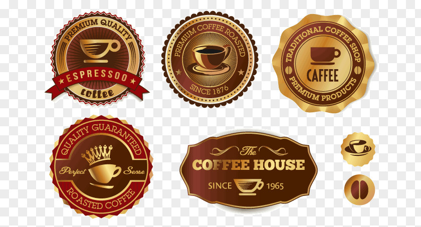 Coffee Label Bottle Cap Font PNG