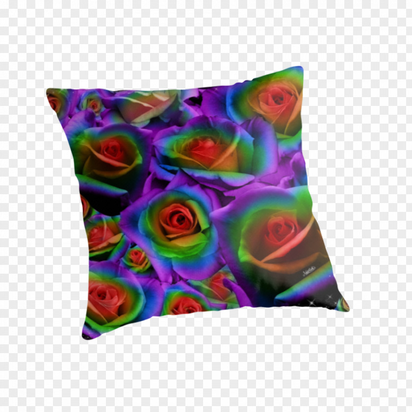 Pillow Throw Pillows Cushion Rectangle Purple PNG