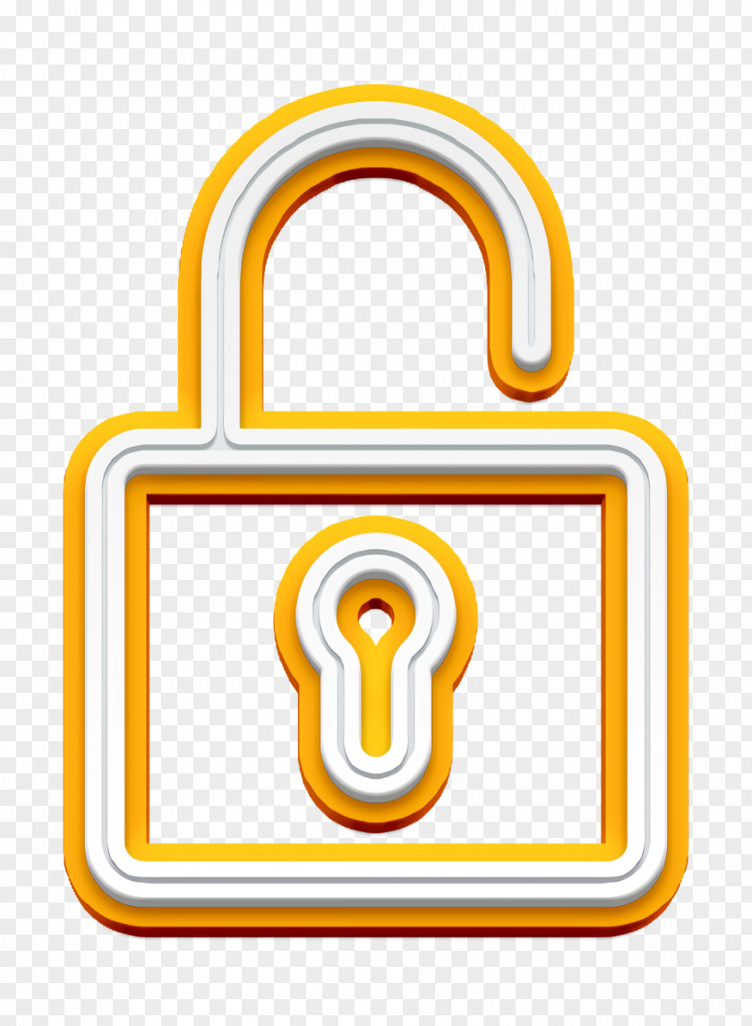 Rectangle Security Padlock Icon Lock Miscellaneous Elements PNG