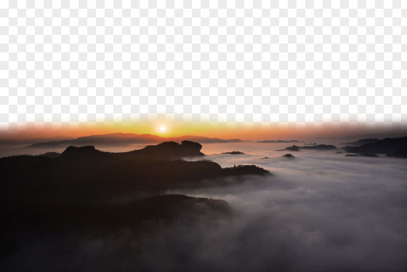 Sunrise In The Clouds Stock Photography Sky Computer Wallpaper PNG