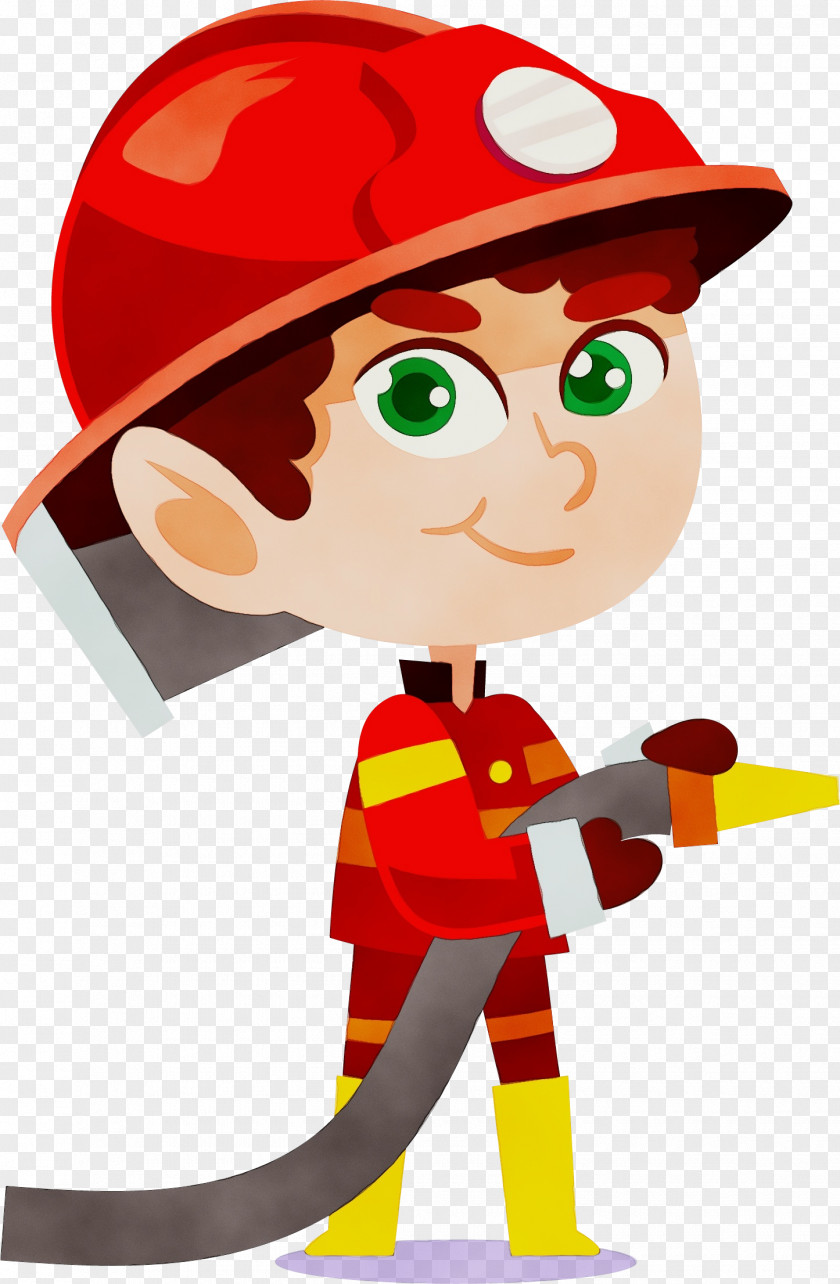 Toy Construction Worker Firefighter PNG