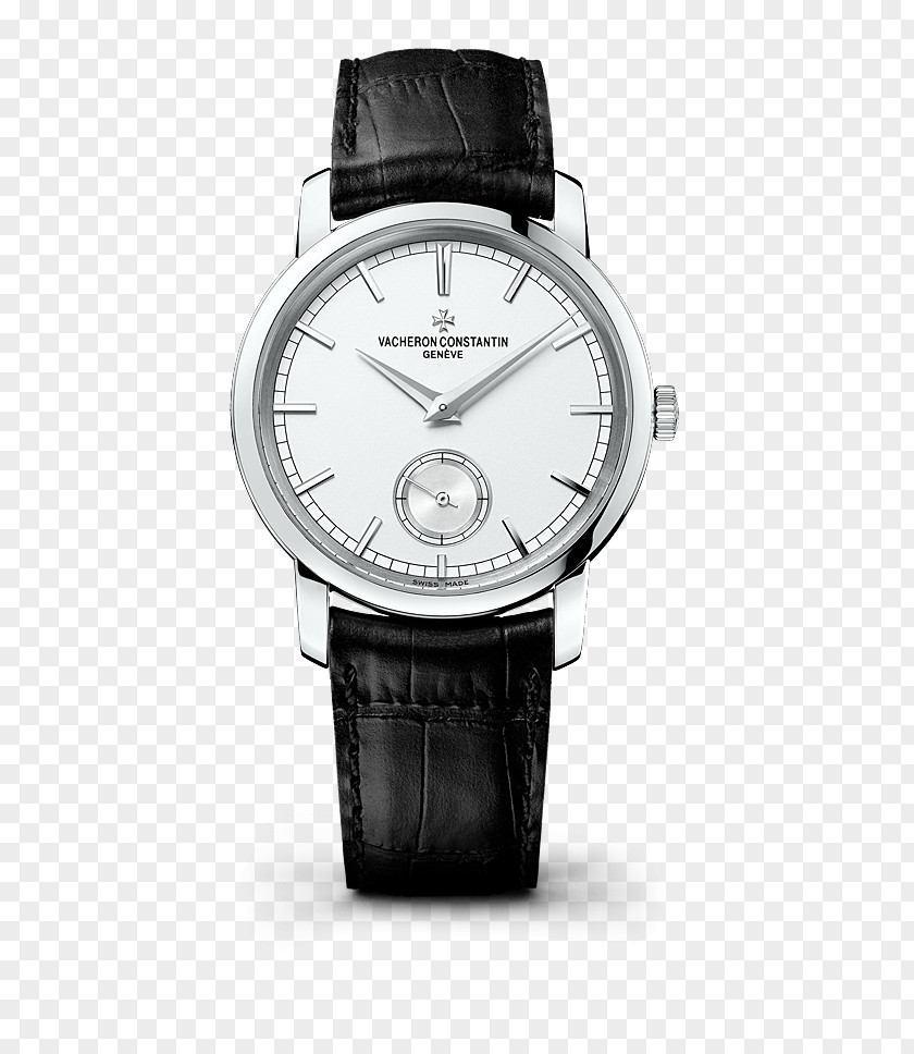 Vacheron Constantin Watches Black Mechanical Male Watch Gold Movement Strap PNG