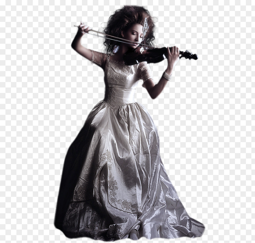 Woman Violin .de PNG