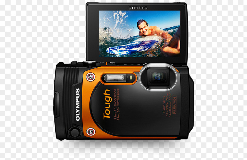 Camera Olympus Tough TG-5 Point-and-shoot Rugged PNG