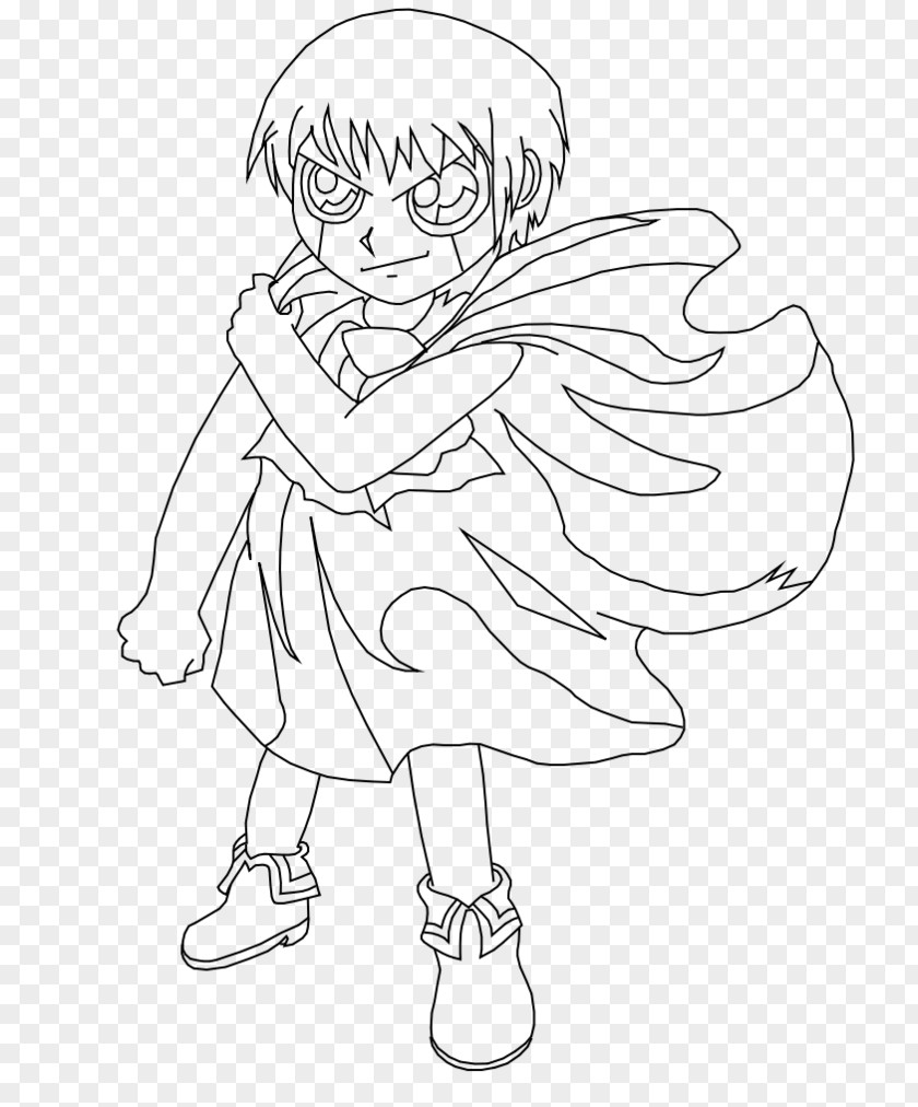 Cloak Line Art Kiyo Takamine And Zatch Bell Drawing Bell! Character PNG