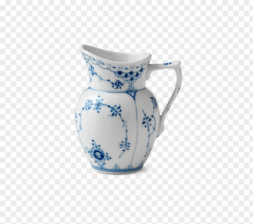 Hand-painted Delicate Lace Jug Copenhagen Service De Table Creamer Porcelain PNG