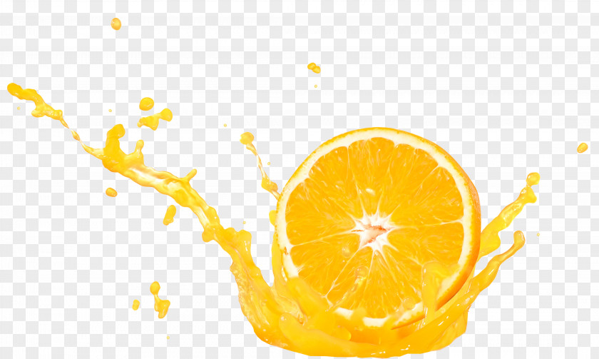 Orange Juice Decoration Design Material Lemon PNG