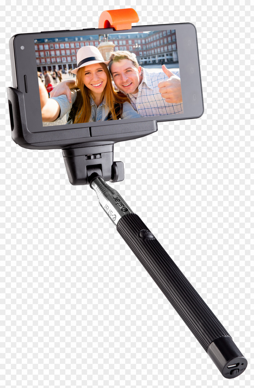 Selfie Stick Mobile Phones Tripod Bluetooth PNG