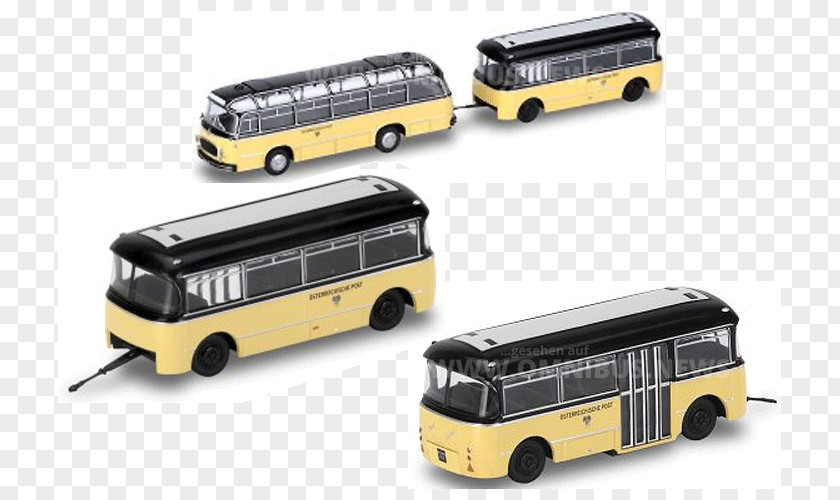 Bus School Model Car ÖBB Postbus PNG
