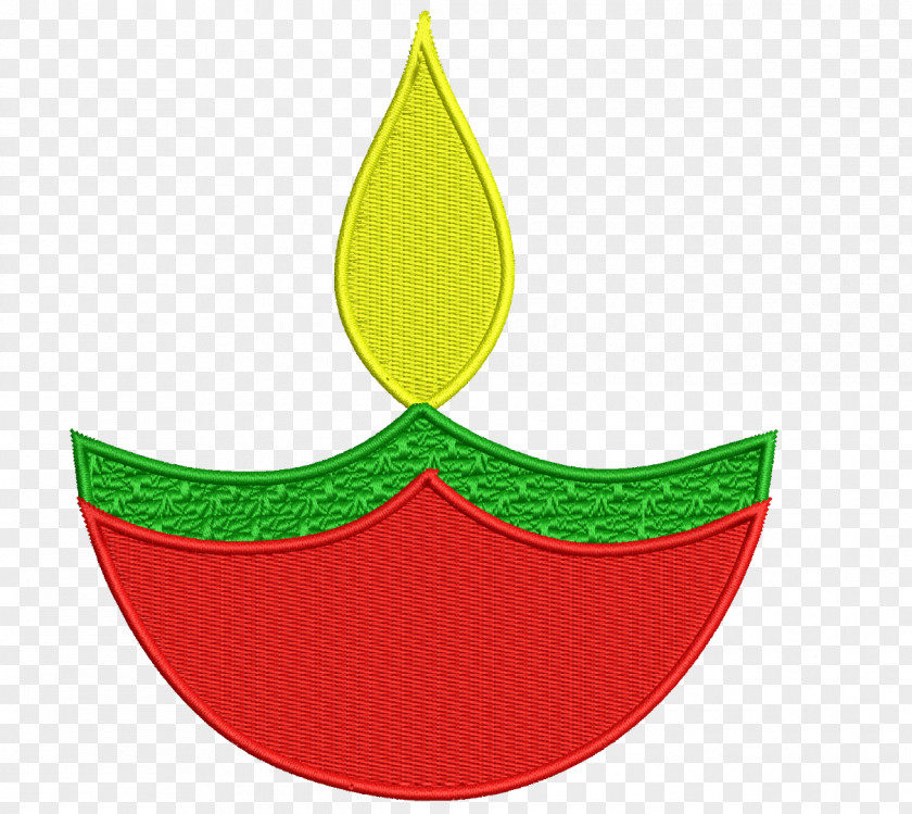 Diwali Diya Embroidery PNG