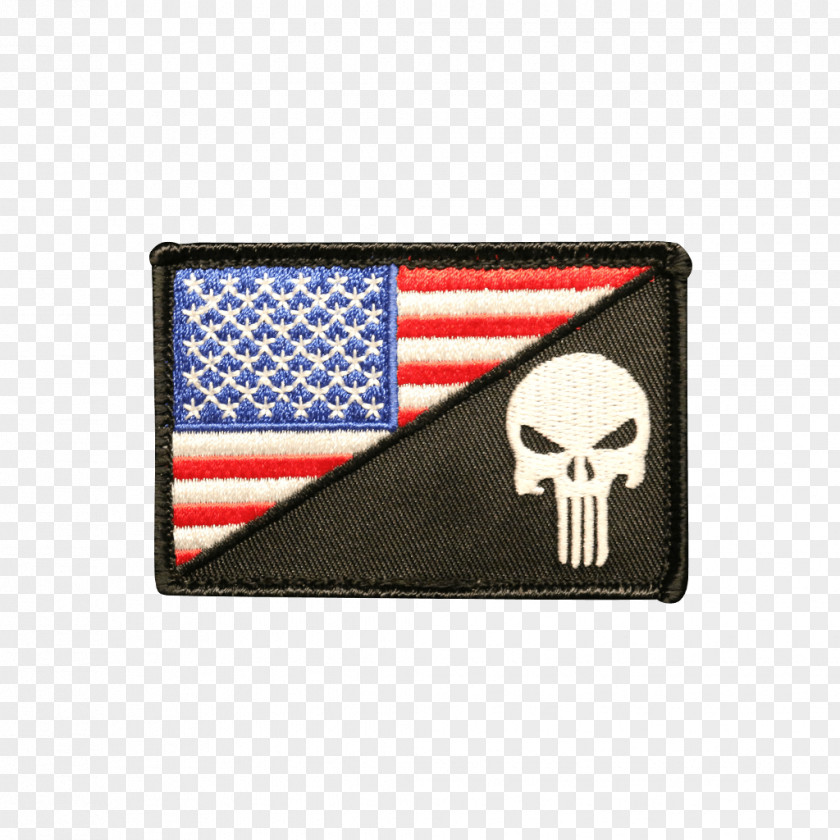 Flag Patch Of The United States Embroidered Punisher PNG