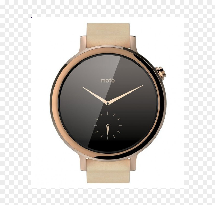 Gold Moto 360 (2nd Generation) Smartwatch Motorola PNG