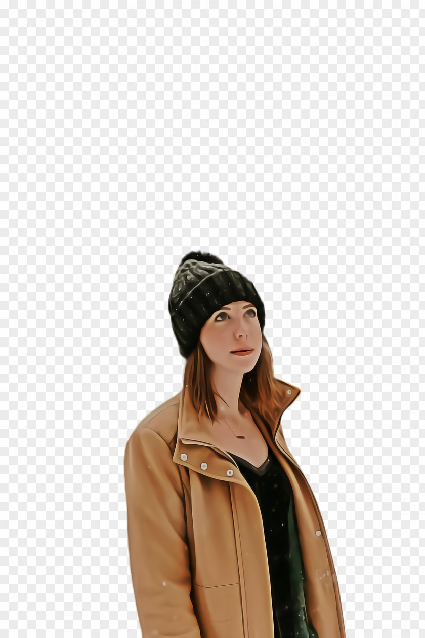 Hat Coat Winter Girl PNG