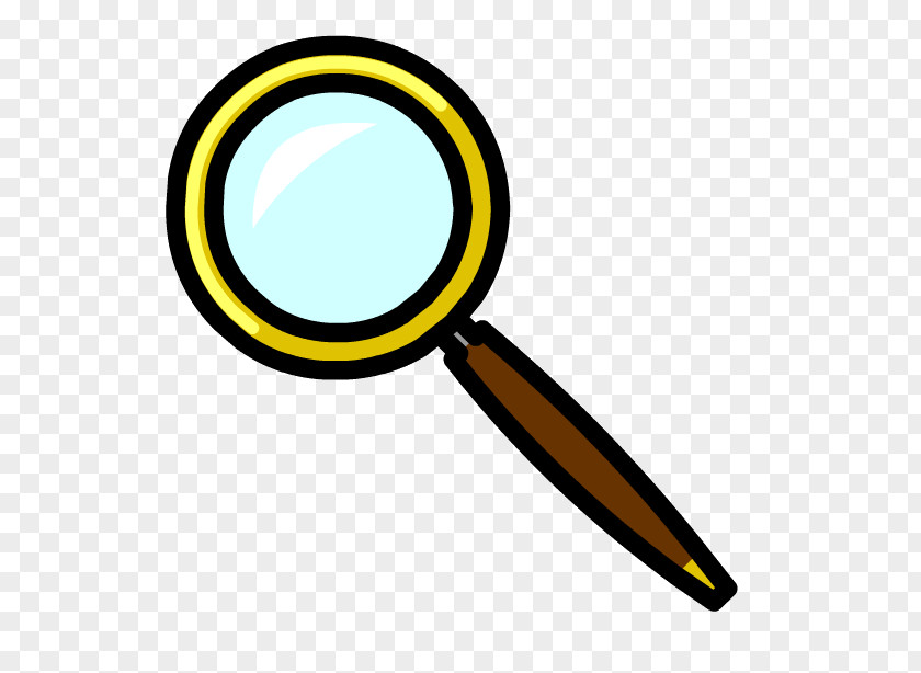 Magnifying Glass Clipart Pinclipart Club Penguin Image PNG