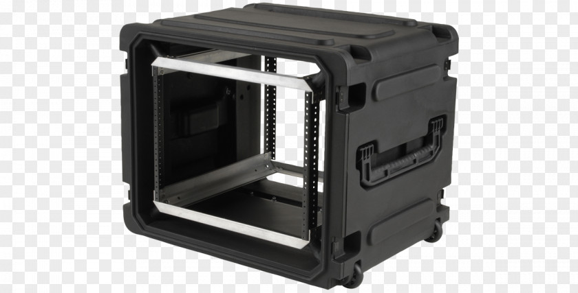 Shock Mount 19-inch Rack Road Case PNG