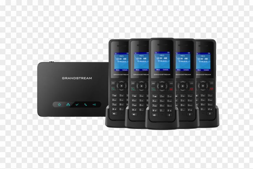 Stream VoIP Phone Grandstream Networks Digital Enhanced Cordless Telecommunications Voice Over IP Telephone PNG