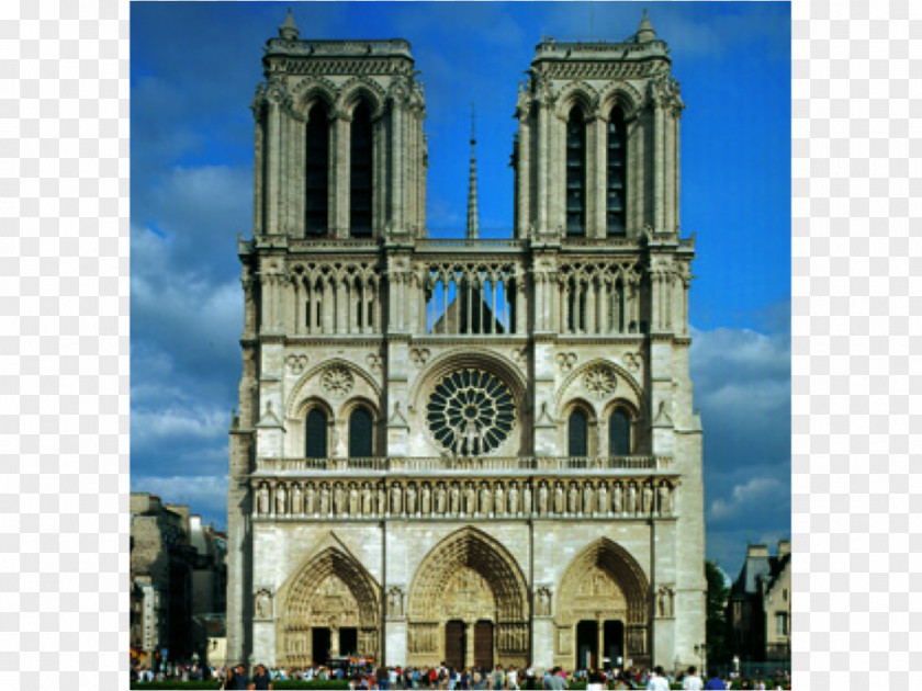Eiffel Tower Notre-Dame De Paris Sainte-Chapelle Cathedral Hotel PNG