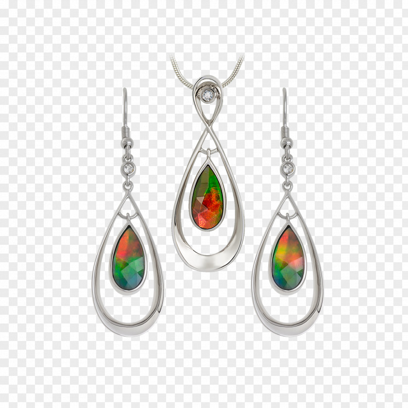 Gemstone Earring Turquoise Ammolite Korite PNG