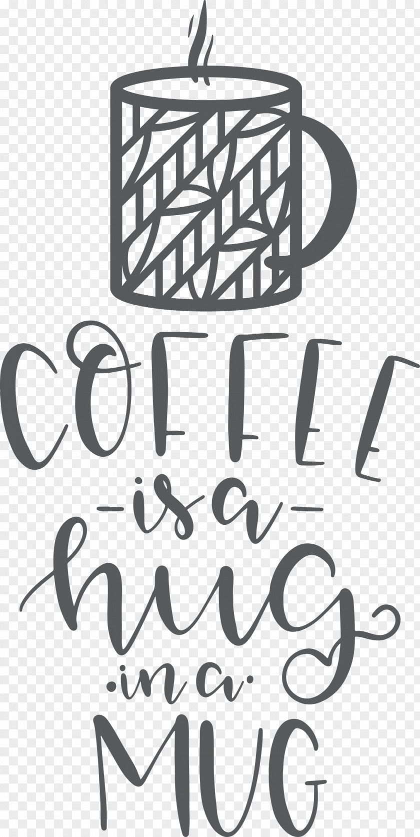 Coffee Is A Hug In Mug PNG