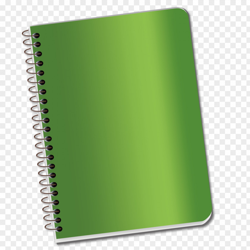 Vector Green Notes Laptop Notebook PNG