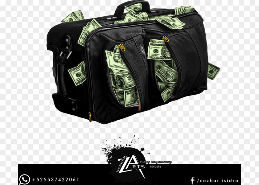Bag Money Suitcase Duffel Bags PNG