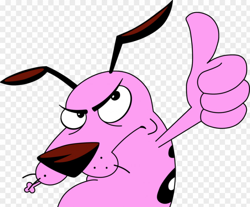 Outline Of Courage The Cowardly Dog Cartoon Network Fear PNG