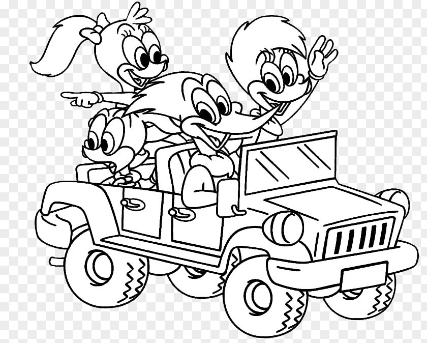 Painting Woody Woodpecker Drawing Coloring Book Scooby-Doo PNG