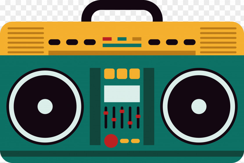 Radio Vector Microphone Boombox Clip Art PNG