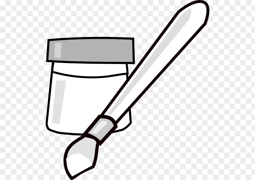 White Paint Cliparts Ink Paintbrush Quill Clip Art PNG