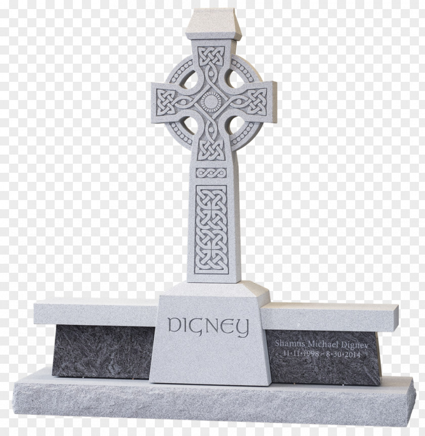 Cemetery Celtic Cross Headstone Monument High PNG