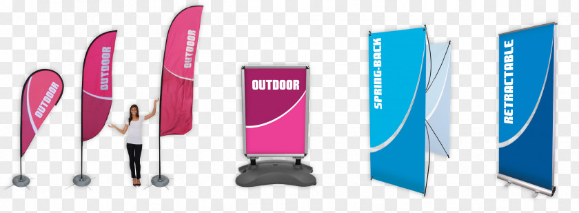 Flag Banner Flagpole Advertising Printing PNG