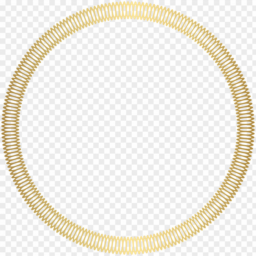 Gold Round Deco Border Transparent Clip Art Image Circle Area Point Angle PNG