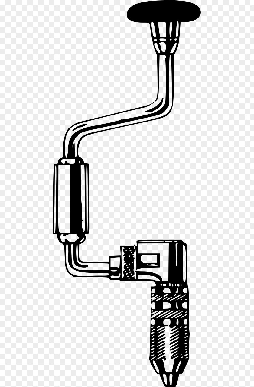 Impact Drill Hand Tool Augers Brace Clip Art PNG