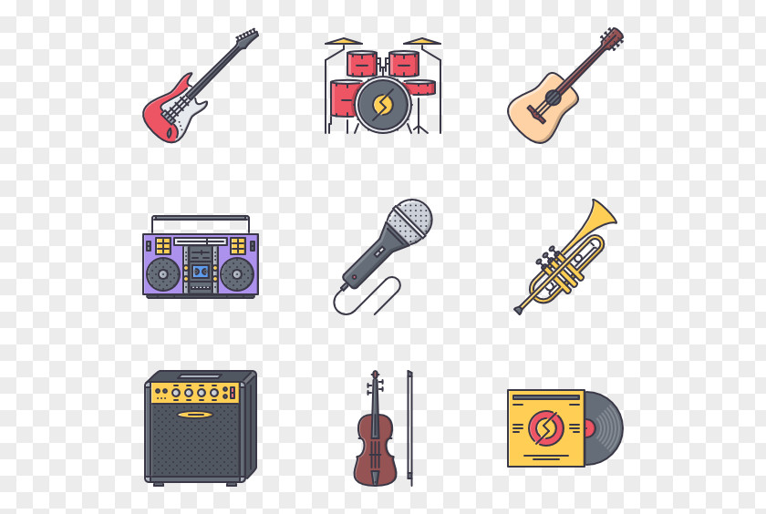 Instruments Vector Musical PNG