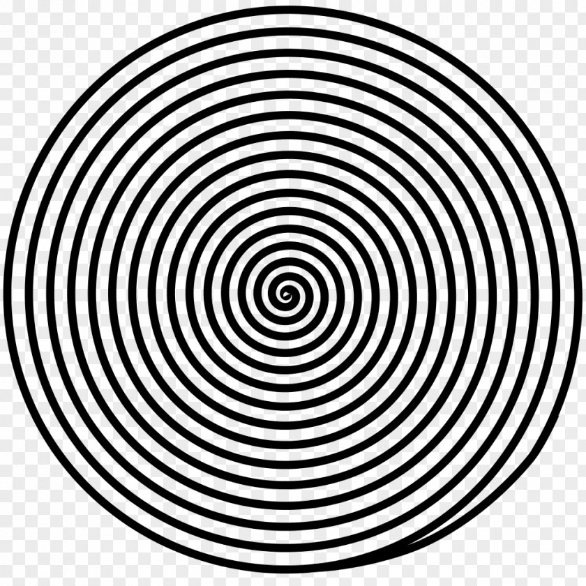 Spiral Circle Point Pattern PNG