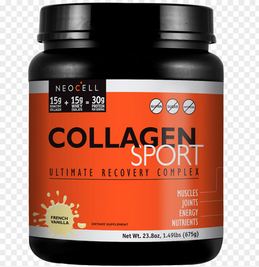 Vanilla Dietary Supplement Type II Collagen NeoCell Protein PNG