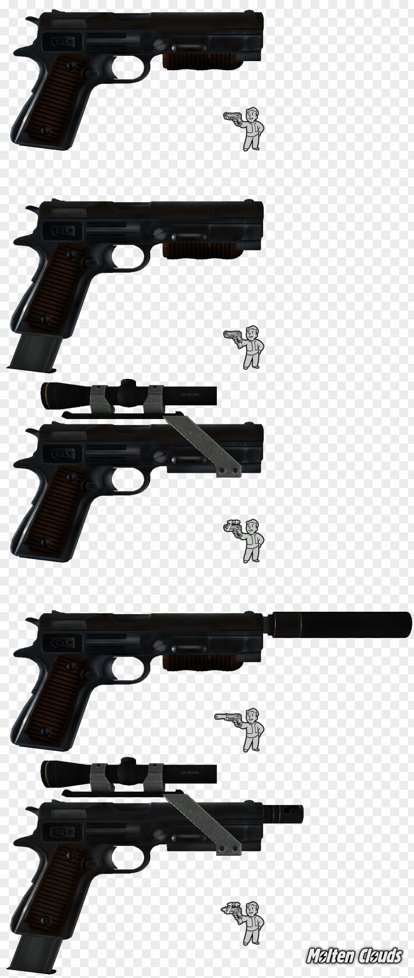 Handgun Trigger Firearm Air Gun DAX MONTHLY HEDGED TR JPY PNG
