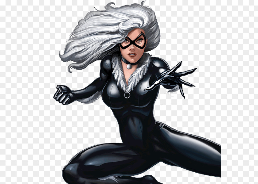 Black Fox Felicia Hardy Spider-Man Silver Sable Cash Register Thief Catwoman PNG