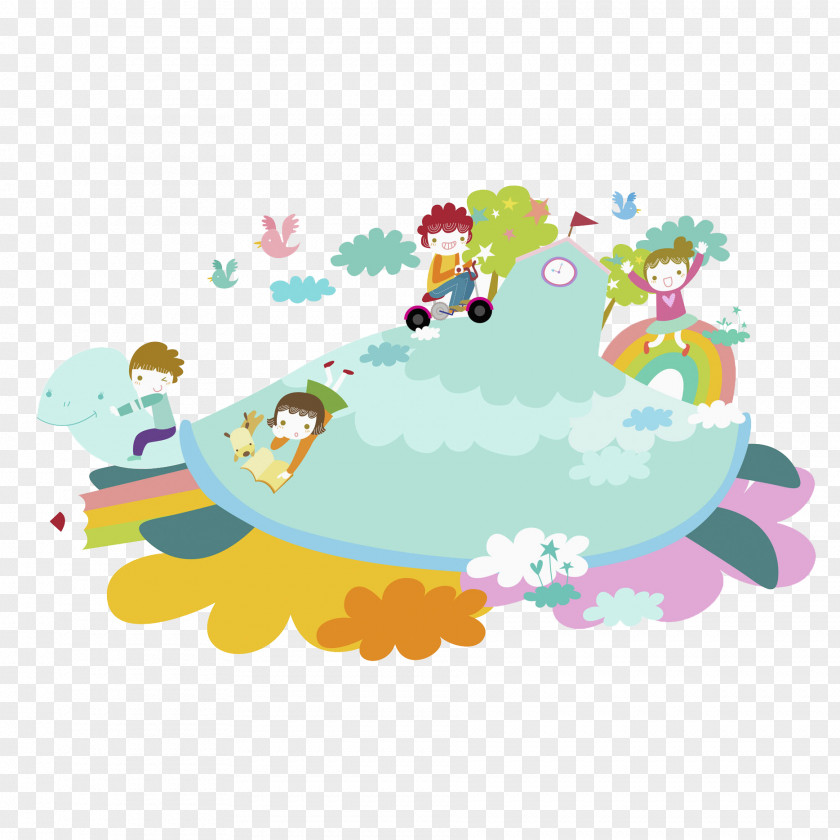 Draw Children Drawing Illustration PNG