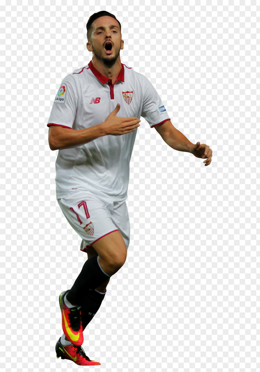 Football Pablo Sarabia 2015–16 La Liga Sevilla FC Jersey PNG