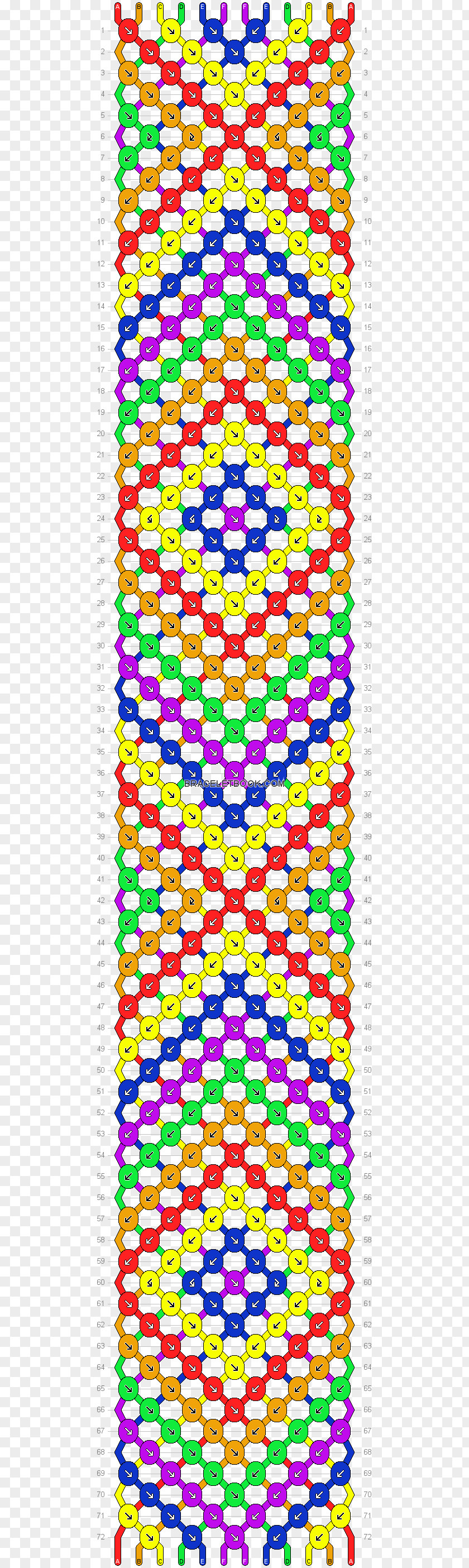 Friendship Bracelet Pattern Rainbow Loom PNG