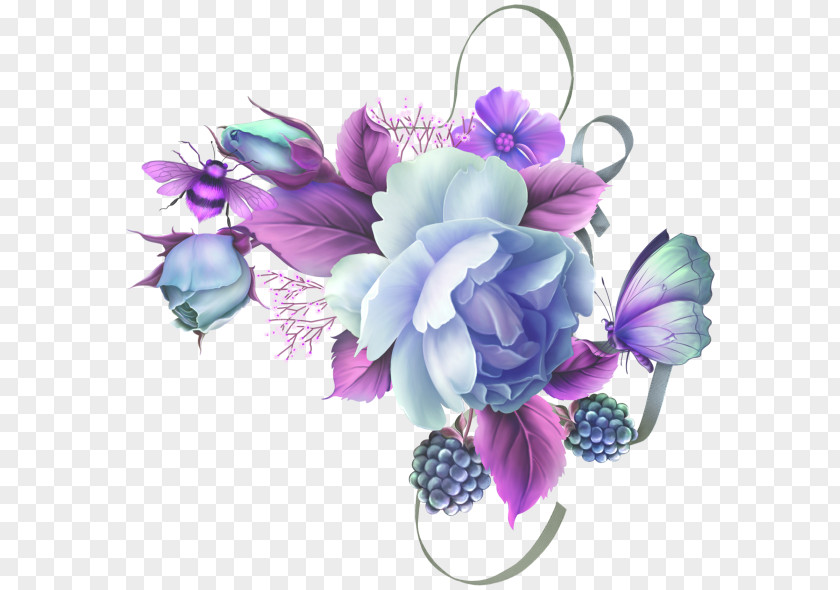 Peony Watercolor Blog Flower Pin Clip Art PNG