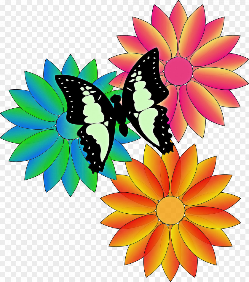 Petal Brushfooted Butterfly Monarch PNG