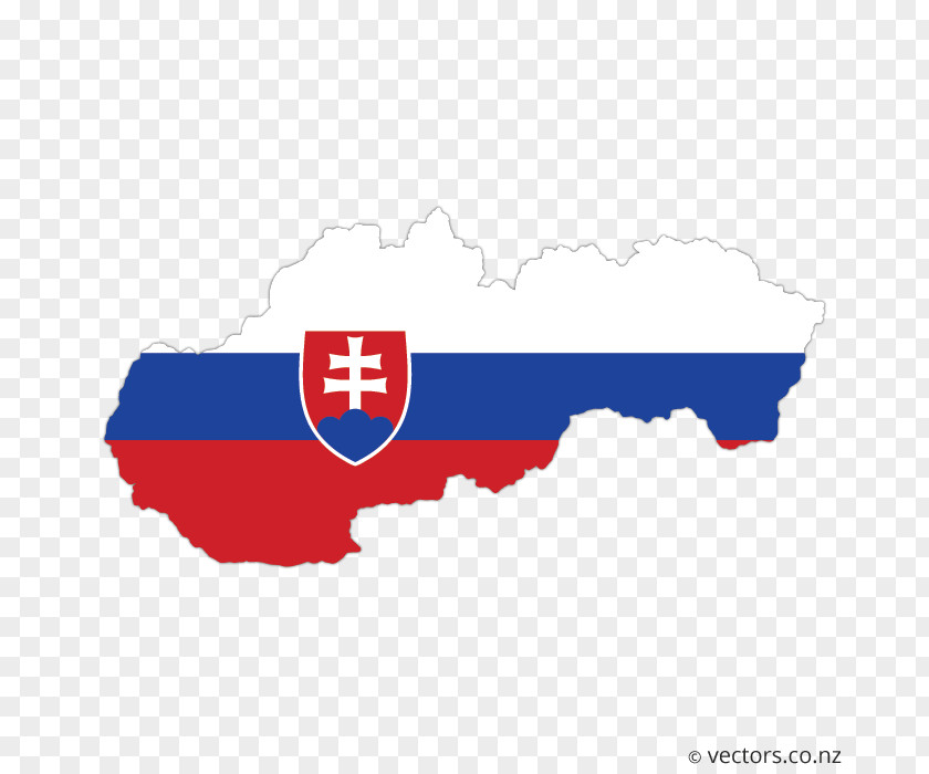 Vector Flag Of Slovakia PNG