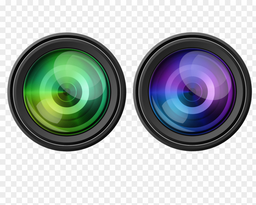 Camera Lens PSD Material Video PNG