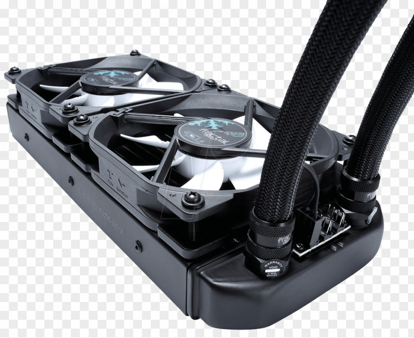 Computer System Cooling Parts Water Fractal Design Hardware PNG